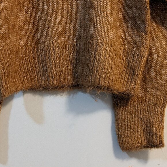 H&M Wollen/Alpaca Blend Brown Sweater- Size US-XS - Picture 6 of 6
